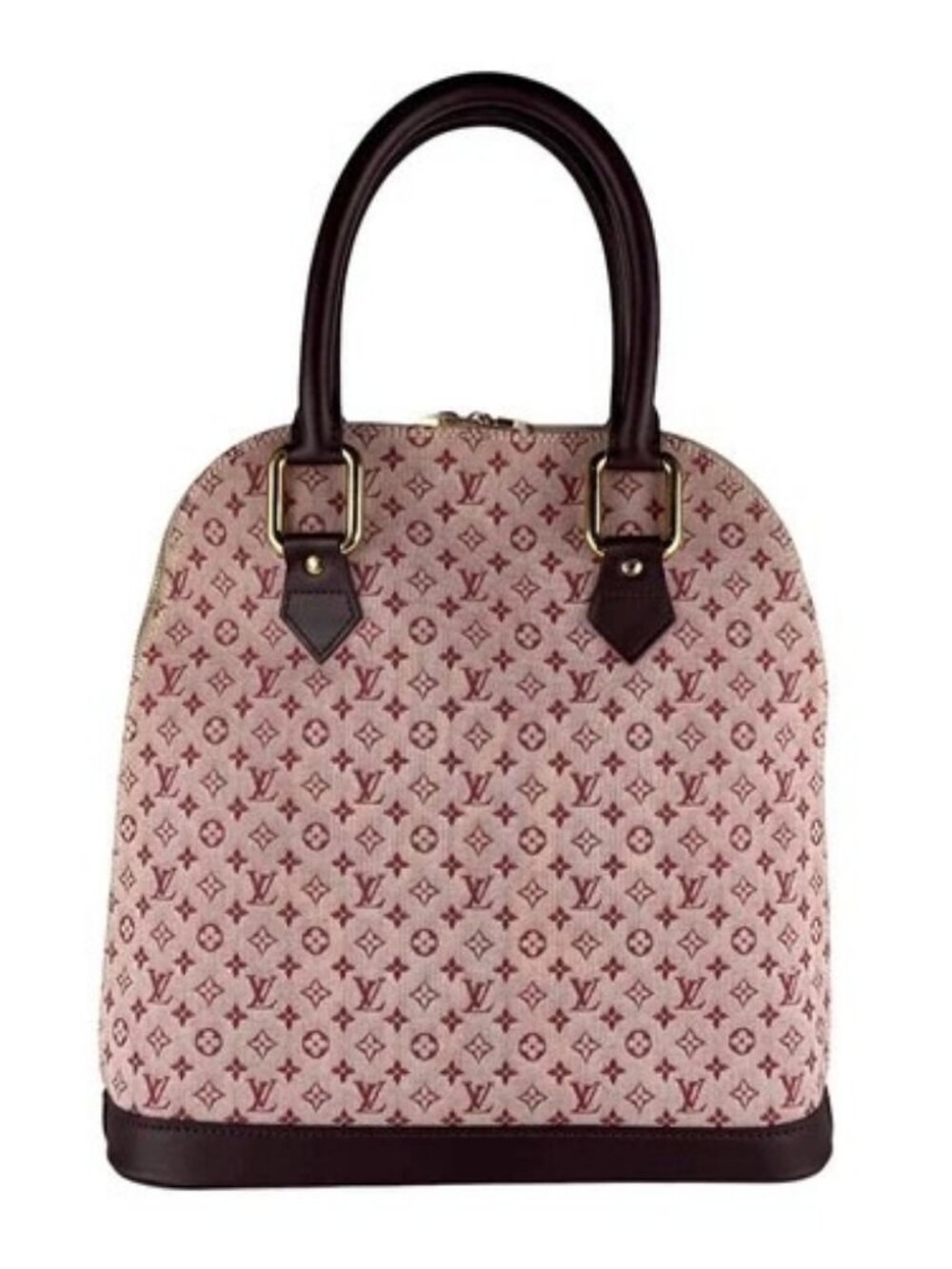 Auth LOUIS VUITTON Monogram Mini Alma Haut Handbag M92204 - z10149